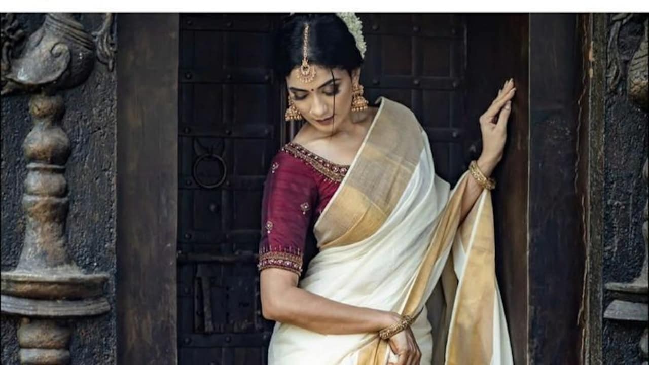 Celebrate Onam With The Golden Kasavu Saree That Blends Tradition And Grace
