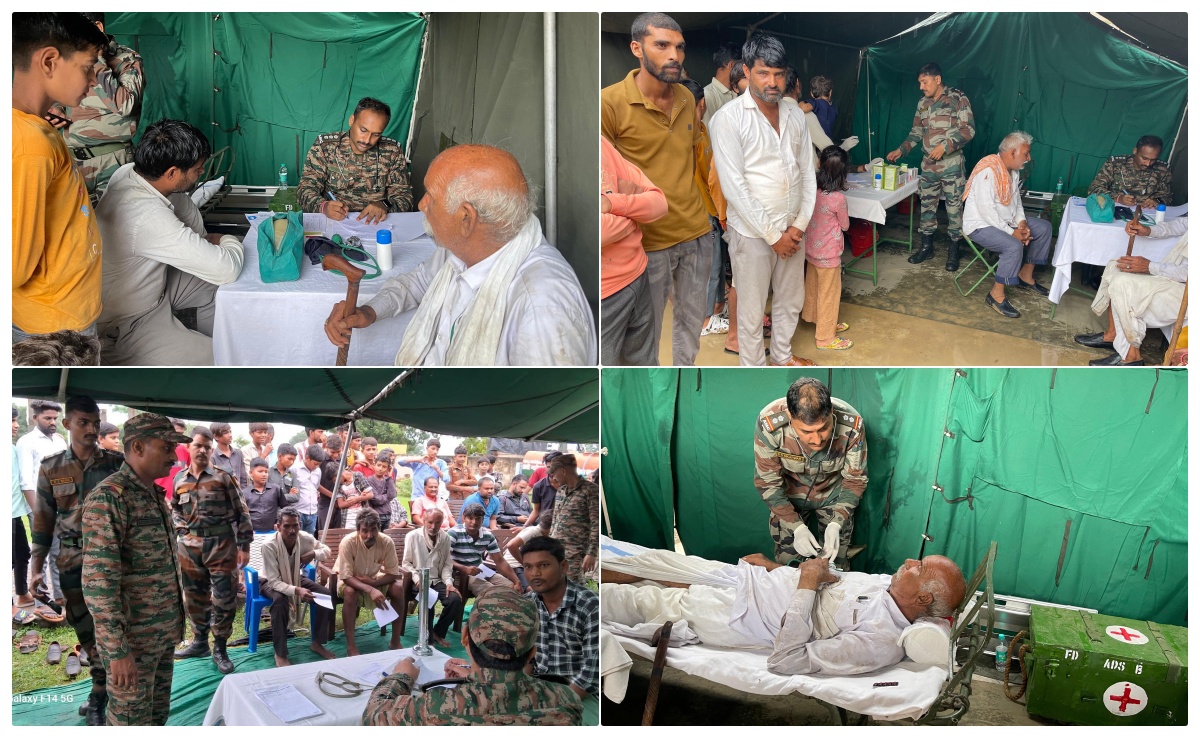 हौसले को सलाम! बाढ़ ग्रस्त इलाकों में मुस्तैदी से डटे सेना के जवान, ऐसे बचा रहे लोगों की जान