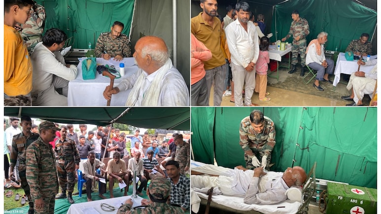 हौसले को सलाम! बाढ़ ग्रस्त इलाकों में मुस्तैदी से डटे सेना के जवान, ऐसे बचा रहे लोगों की जान हौसले को सलाम! बाढ़ ग्रस्त इलाकों में मुस्तैदी से डटे सेना के जवान, ऐसे बचा रहे लोगों की जान