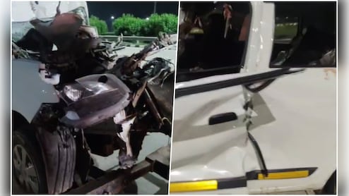 ईस्टर्न पेरीफेरल हाईवे पर भीषण हादसा: कार ट्रक में घुसी, तीन की मौत