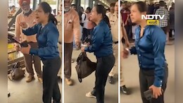 Viral Video: दिसायला हायफाय, पण लोकलचं तिकीटच नाय! विनातिकीट महिलेचा तमाशा