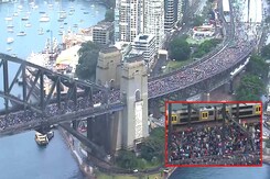 Thousands Join Pro-Palestinian March Over Sydney Harbour Bridge Thousands Join Pro-Palestinian March Over Sydney Harbour Bridge