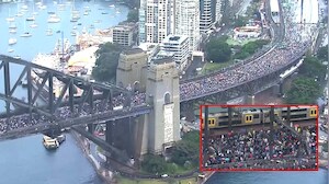 Thousands Join Pro-Palestinian March Over Sydney Harbour Bridge