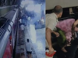 UP Woman Falls On Railway Track While Boarding Train, This Happens Next