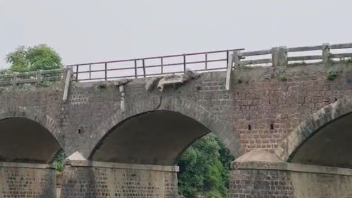 कोटा-झालावाड़ राष्ट्रीय राजमार्ग पर अमझार पुलिया में आई दरार, भारी वाहनों की आवाजाही पर रोक; ट्रैफिक डायवर्ट