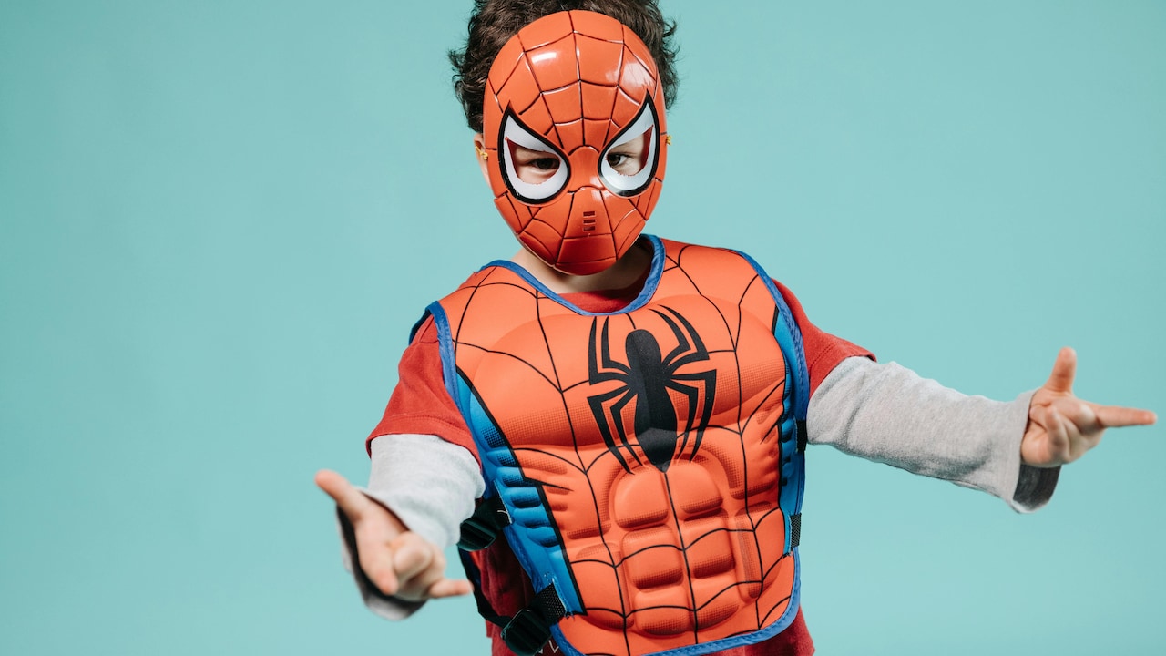 Superhero costumes spark childrens imagination and bring their playtime stories to life