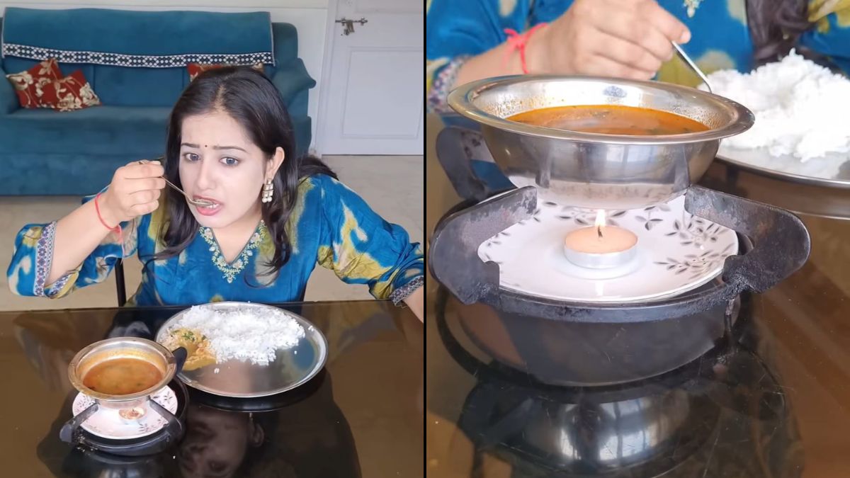Viral: Woman Shares Hack To Keep Dal Warm While Eating, Internet Is Not Impressed