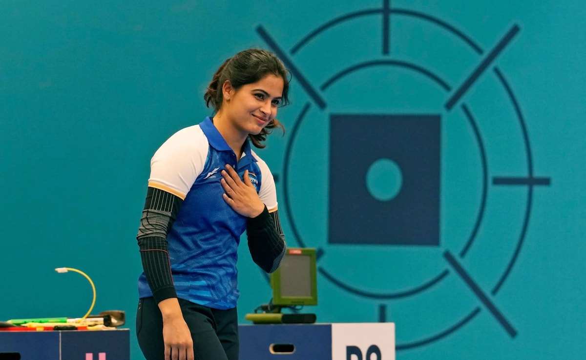 Manu Bhaker Finishes Fourth In 25m Pistol; India Sweep Womens Junior Event