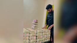 Viral Video Found On Andhra Liquor Scam Accused Shows Rs 35 Crore Cash