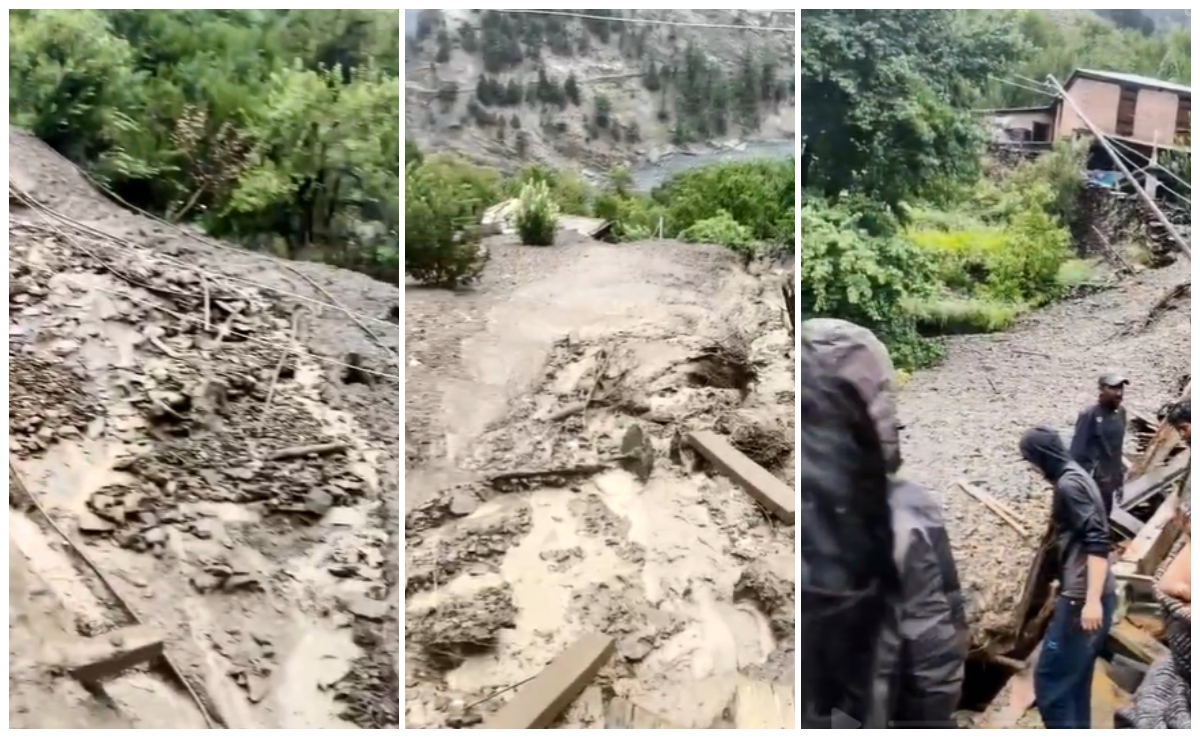 किन्नौर में फटा बादल, हिमाचल में मानसून का कहर,  536 सड़कें बंद