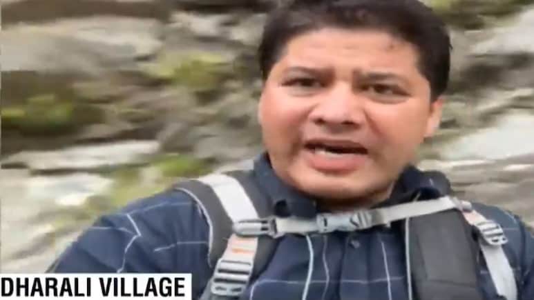 Video: NDTV Reporter, On Roof Of Vehicle, Narrates Uttarakhand Devastation