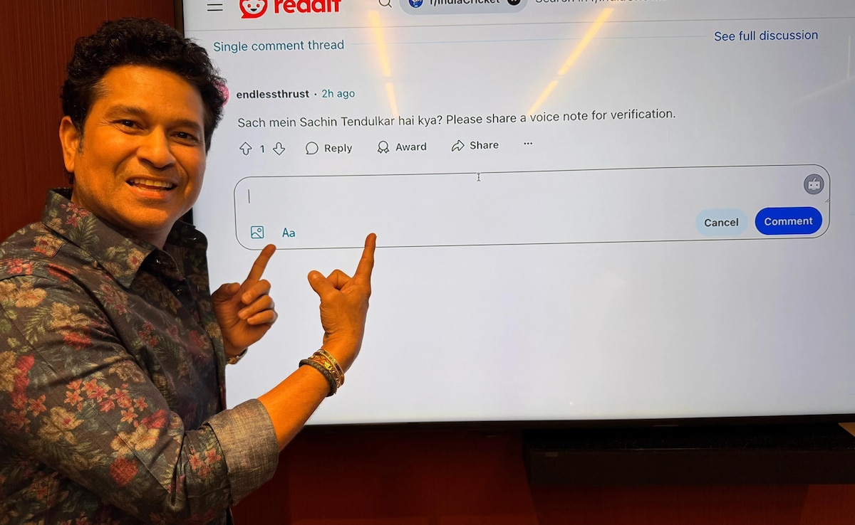 "<i>Aadhar Bheju Kya</i>?": Sachin Tendulkar Asked To Prove Identity, Gives Epic Reply