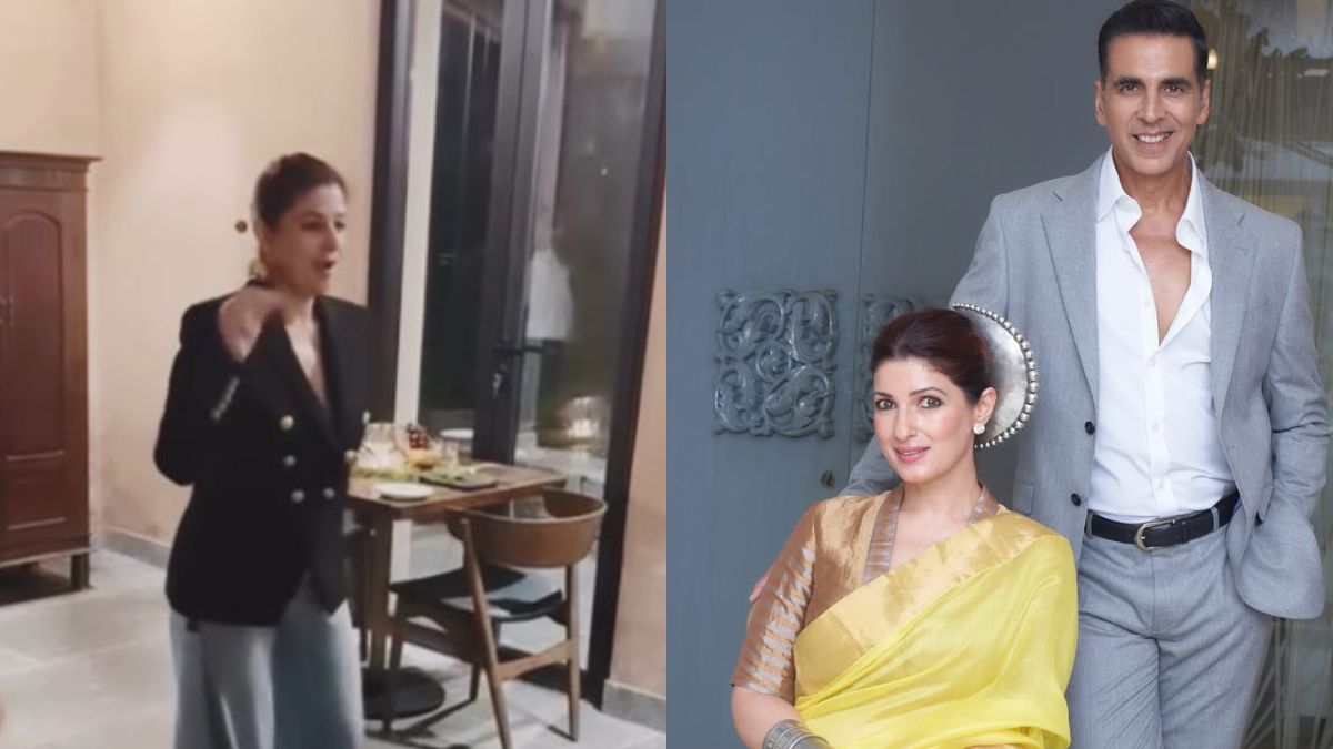 Twinkle Khanna Ends Up Looking Like Sanjay Dutt While Dancing To <i>Tamma Tamma</i>. Here's How Akshay Kumar Reacted