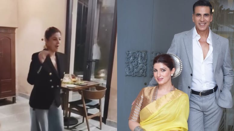Twinkle Khanna Ends Up Looking Like Sanjay Dutt While Dancing To <i>Tamma Tamma</i>. Here's How Akshay Kumar Reacted