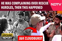 "Photo-Ops By MLAs Hampering Cloudburst Rescue": Man Tells Omar Abdullah "Photo-Ops By MLAs Hampering Cloudburst Rescue": Man Tells Omar Abdullah