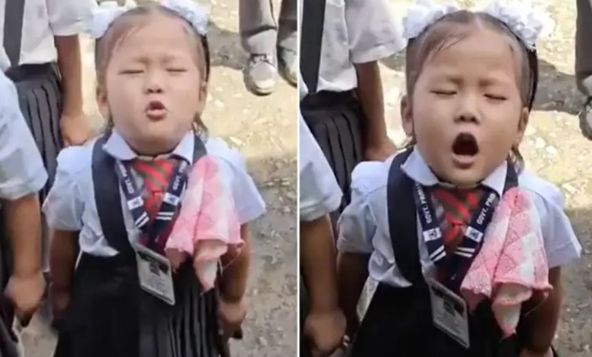 अरुणाचल की नन्हीं परी ने गाया राष्ट्रगान, मासूमियत ने जीता दिल