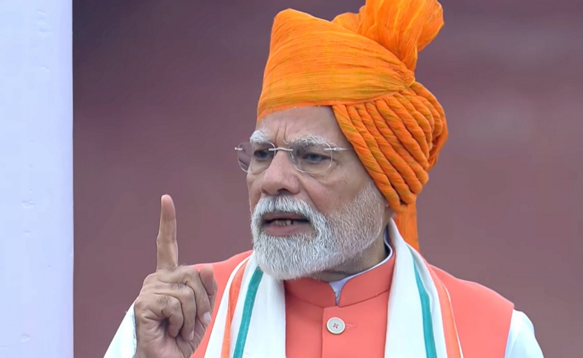 लालकिले के प्राचीर से पीएम मोदी ने अमेरिका को भी दिया संदेश,  'मेड इन इंडिया'हथियारों पर किया यह दावा