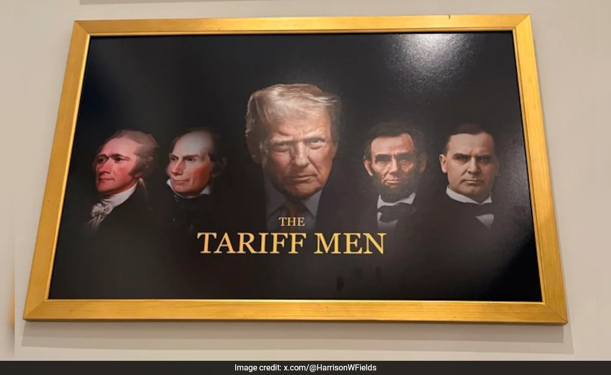 White House Unveils "The Tariff Men" Portrait Featuring Trump