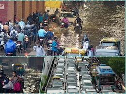 PHOTOS: सड़कें बनी स्विमिंग पूल,  कारें-बाइक डूबीं, बारिश के बाद फिर बेबस दिखी दिल्ली PHOTOS: सड़कें बनी स्विमिंग पूल,  कारें-बाइक डूबीं, बारिश के बाद फिर बेबस दिखी दिल्ली