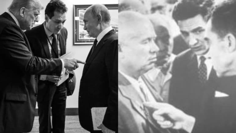 Same Finger-Point 6 Decades Apart: A Trump-Putin, Nixon-Khrushchev Parallel Same Finger-Point 6 Decades Apart: A Trump-Putin, Nixon-Khrushchev Parallel