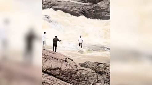 Odisha YouTuber Missing For 5 Days After Being Swept Away At Duduma Waterfall, Search On