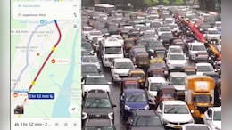 Mumbai Traffic Jam : मुंबईत मोठी वाहतूक कोंडी, 2 तासांच्या प्रवासाला 4 तास; पश्चिम-पूर्व द्रुतगती मार्ग जाम