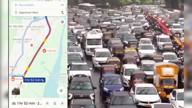Mumbai Traffic Jam : मुंबईत मोठी वाहतूक कोंडी, 2 तासांच्या प्रवासाला 4 तास; पश्चिम-पूर्व द्रुतगती मार्ग जाम Mumbai Traffic Jam : मुंबईत मोठी वाहतूक कोंडी, 2 तासांच्या प्रवासाला 4 तास; पश्चिम-पूर्व द्रुतगती मार्ग जाम