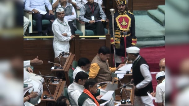 Chaos In Madhya Pradesh Assembly As Opposition Demands Minister's Resignation
