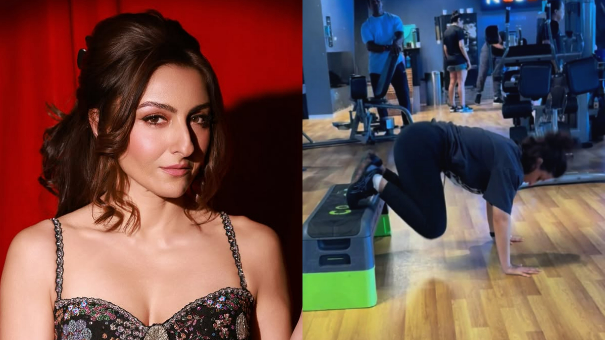 Soha Ali Khan Serves Weekend Workout Inspiration With A Pull-Up And Push-Up Routine