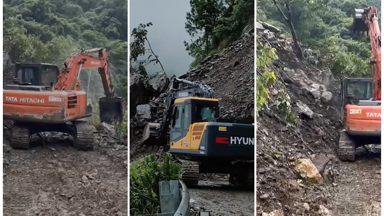 पहाड़ों पर मानसून का कहर... हिमाचल में 350 सड़कें बंद, उत्तराखंड में गंगोत्री-यमुनोत्री हाईवे टूटा