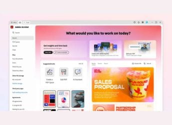 Lors du lancement d' Adobe Acrobat Studio , il disposait d'espaces PDF et de fonctionnalités Adobe Express