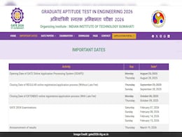GATE 2026 Registration Begins On August 28, Check Application Process, Important Dates Here GATE 2026 Registration Begins On August 28, Check Application Process, Important Dates Here