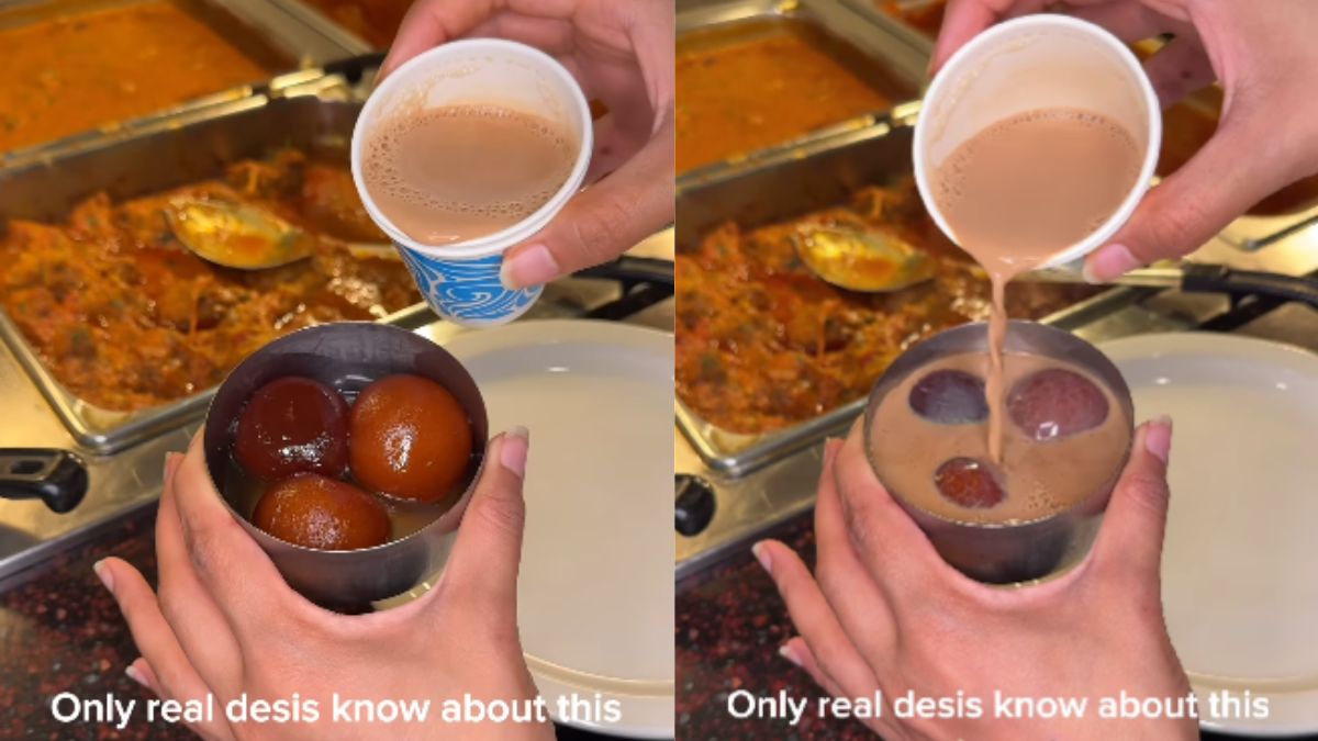 Watch: Man Enjoys Gulab Jamun Dunked In Chai, Internet Has Mixed Reactions