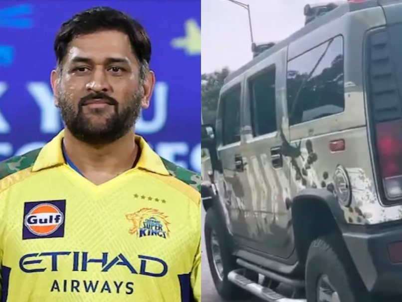 Dhoni Takes Out Rs 75 Lakh 'Beast' For Spin, Fans Can't Miss Army Touch
