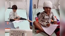 Rajasthan: ICU में भर्ती बच्चे कर रहे हैं पढ़ाई, झालावाड़ हादसे के बाद भावुक कर देने वाली तस्वीर