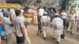 अजमेर में ख्वाजा गरीब नवाज दरगाह के पास से हटाया अतिक्रमण, 500 पुल&zwj;िसकर्मी तैनात