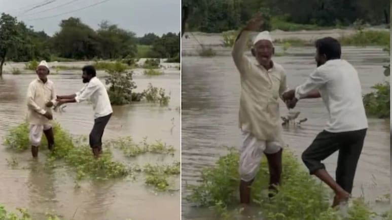 Latur News : 'सगळं वाहून गेलं, मी जगून काय करू?' लातूरच्या शेतकऱ्याचा आक्रोश, Video पाहून डोळ्यात येईल पाणी Latur News : 'सगळं वाहून गेलं, मी जगून काय करू?' लातूरच्या शेतकऱ्याचा आक्रोश, Video पाहून डोळ्यात येईल पाणी