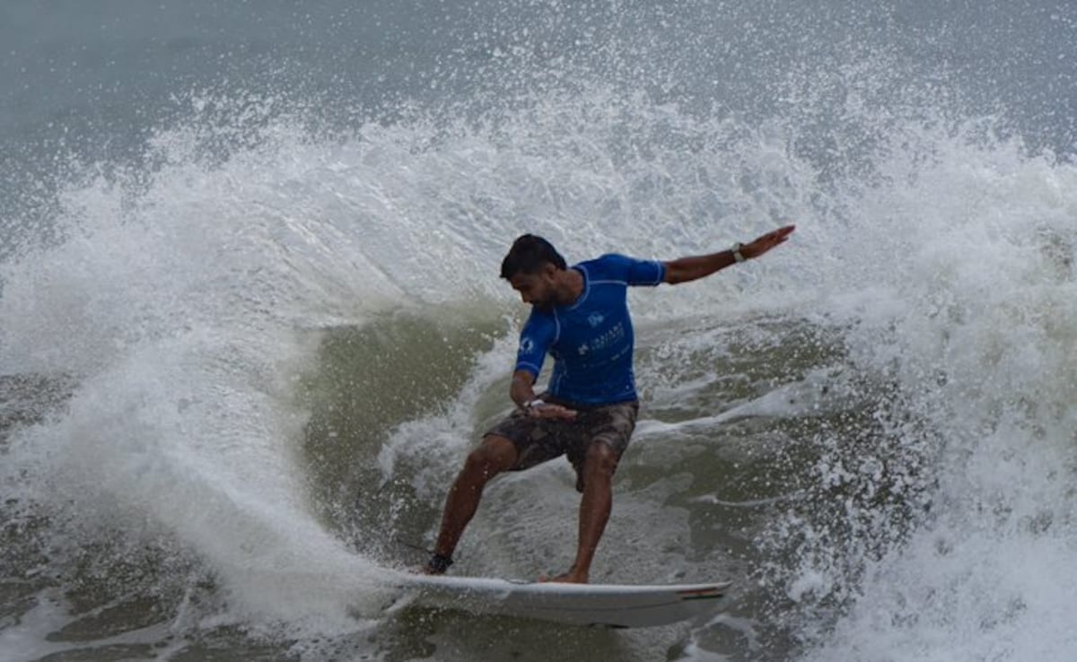 Indias Ramesh Budhial Wins Bronze In Asian Surfing