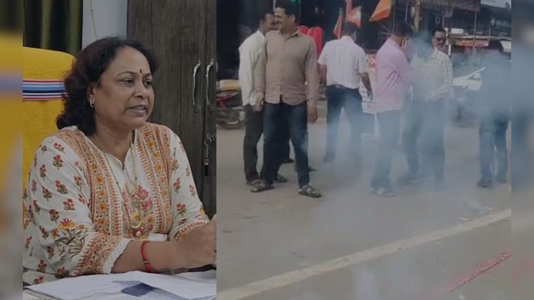 जिला शिक्षा अधिकारी का ट्रांसफर होते ही जिले में जश्न, शिक्षकों ने पटाखे फोड़े और बांटी मिठाईयां