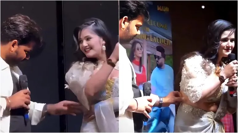 The Internet Slams Bhojpuri Actor Pawan Singh For Touching Co-Star Anjali Raghav's Waist: "Absolutely Disgusting And Shameful" The Internet Slams Bhojpuri Actor Pawan Singh For Touching Co-Star Anjali Raghav's Waist: "Absolutely Disgusting And Shameful"