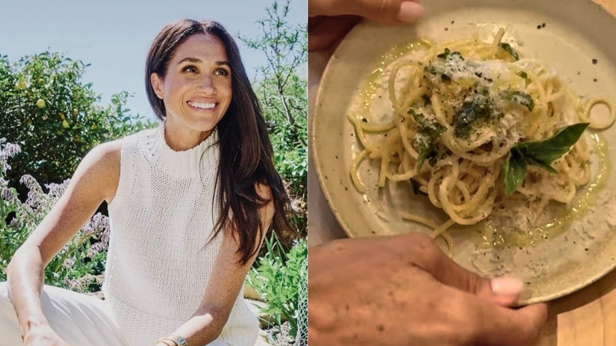 Watch: Meghan Markle's Fancy Pasta Recipe Using Lemons Goes Viral