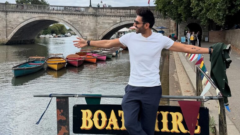 Kartik Aaryan Shares Glimpses From His London Getaway - From Riverbanks To Royal Gardens Kartik Aaryan Shares Glimpses From His London Getaway - From Riverbanks To Royal Gardens
