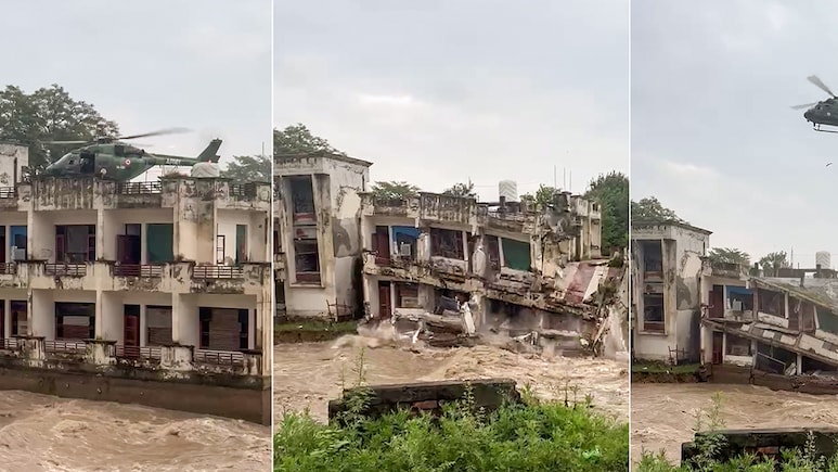 पठानकोट में सैलाब में बहने से चंद सेकेंड पहले सेना ने 25 जवानों को कैसे बचाया, रोंगटे खड़े करने वाला वीडियो