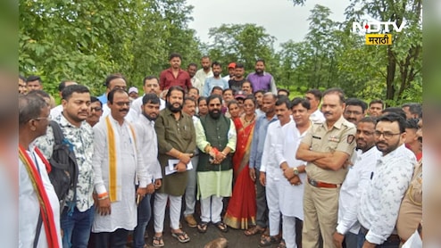 Raigad News: गावकऱ्यांनी रचलं स्वत:चं सरण! पोलादपूरच्या सुतारवाडीतील ग्रामस्थांवर का आली वेळ?