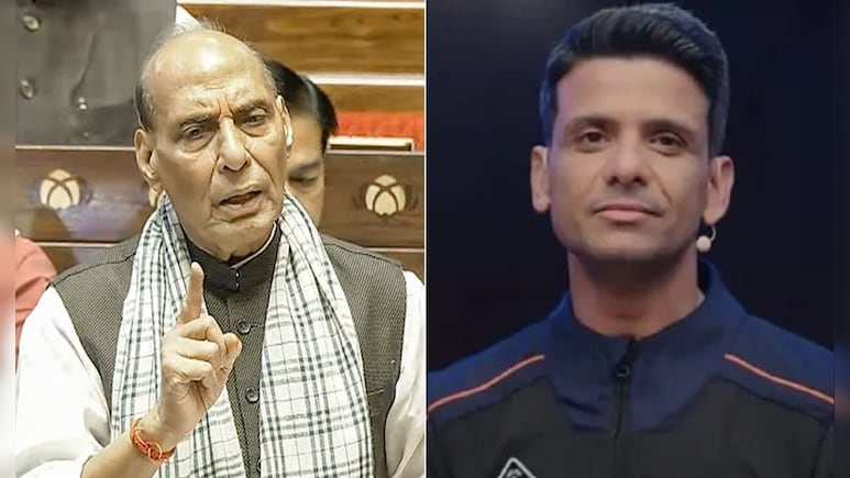 बेहद निराशाजनक... संसद में शुभांशु शुक्ला पर चर्चा के दौरान विपक्ष के हंगामे पर बोले राजनाथ सिंह