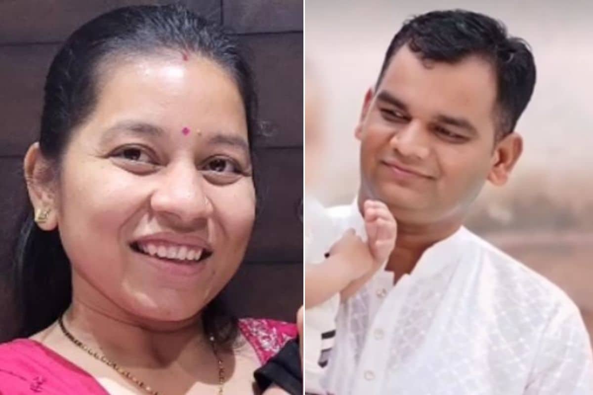 आरोपी पत्नी फाल्गुनी और पति अल्पेश सोलंकी. आरोपी पत्नी फाल्गुनी और पति अल्पेश सोलंकी.