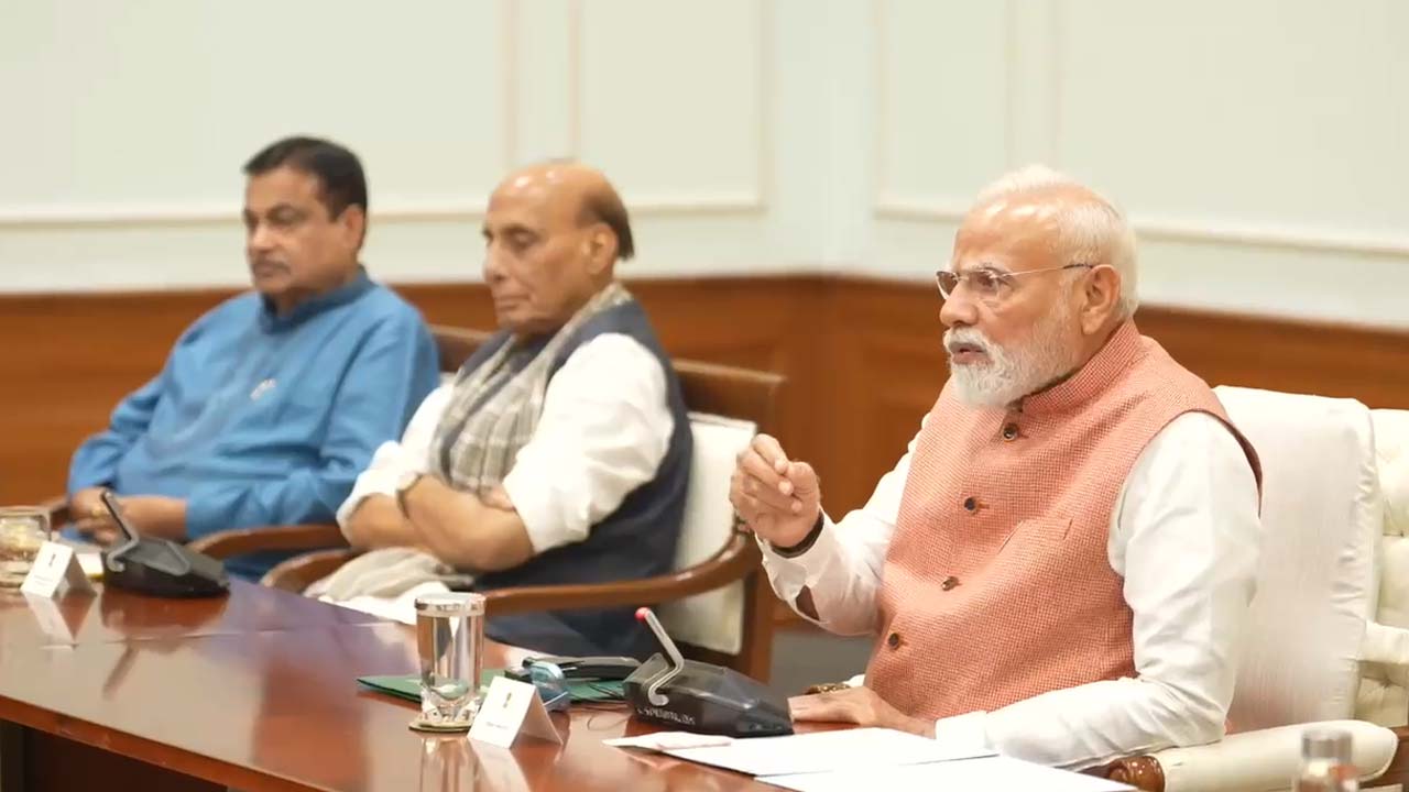 PM Modi Chairs High Level Meet Amid Tariff Tensions