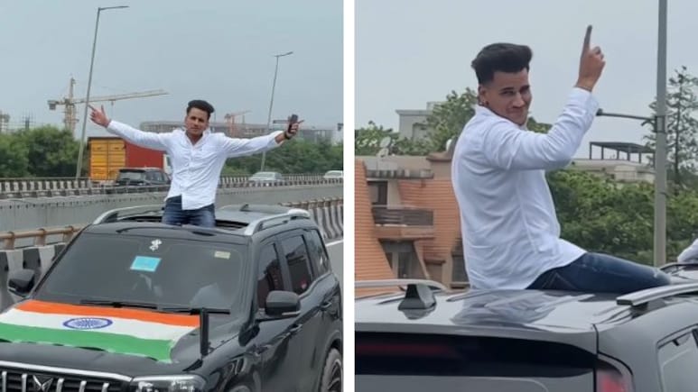Video: Men In Black SUVs Block Gurugram-Delhi Highway, Dance To Loud Music