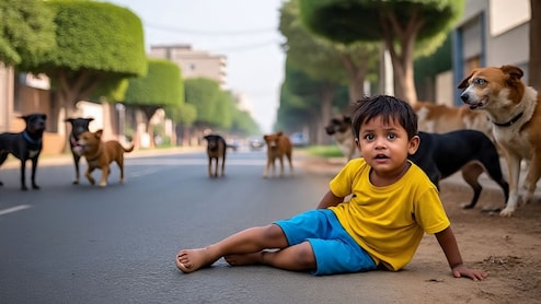 राजस्थान में आवारा कुत्तों का भयावह हमला, बच्चे की गर्दन से लेकर हाथ-पैर-चेहरे और जांघ तक नोच डाला