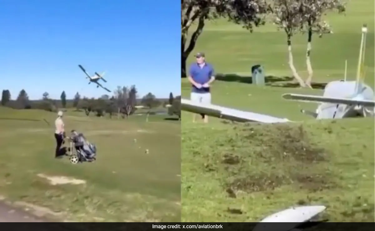 Video: Small Plane Crash Lands On Golf Course In Australia, 2 Injured